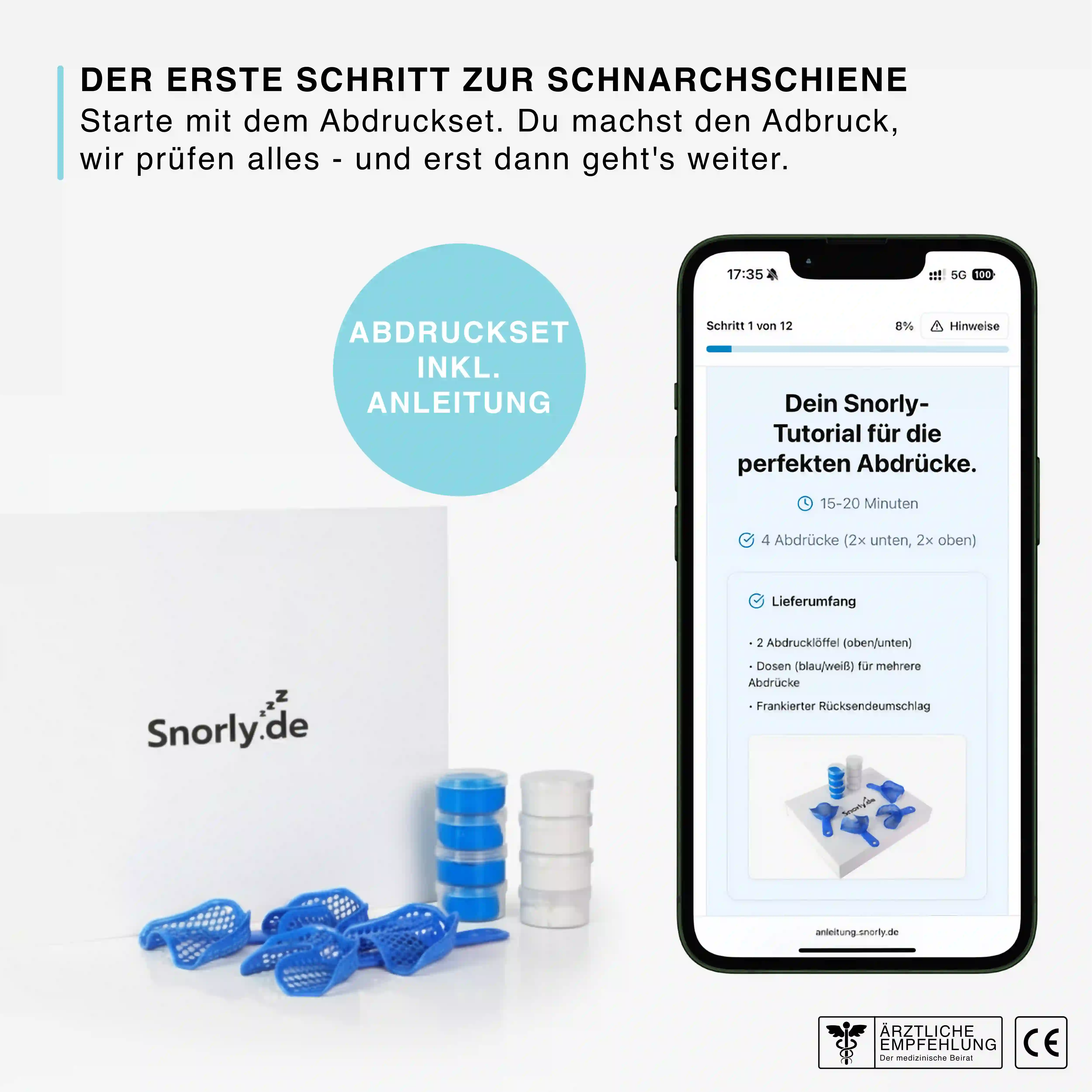 Abdruckset - Starte bequem von Zuhause