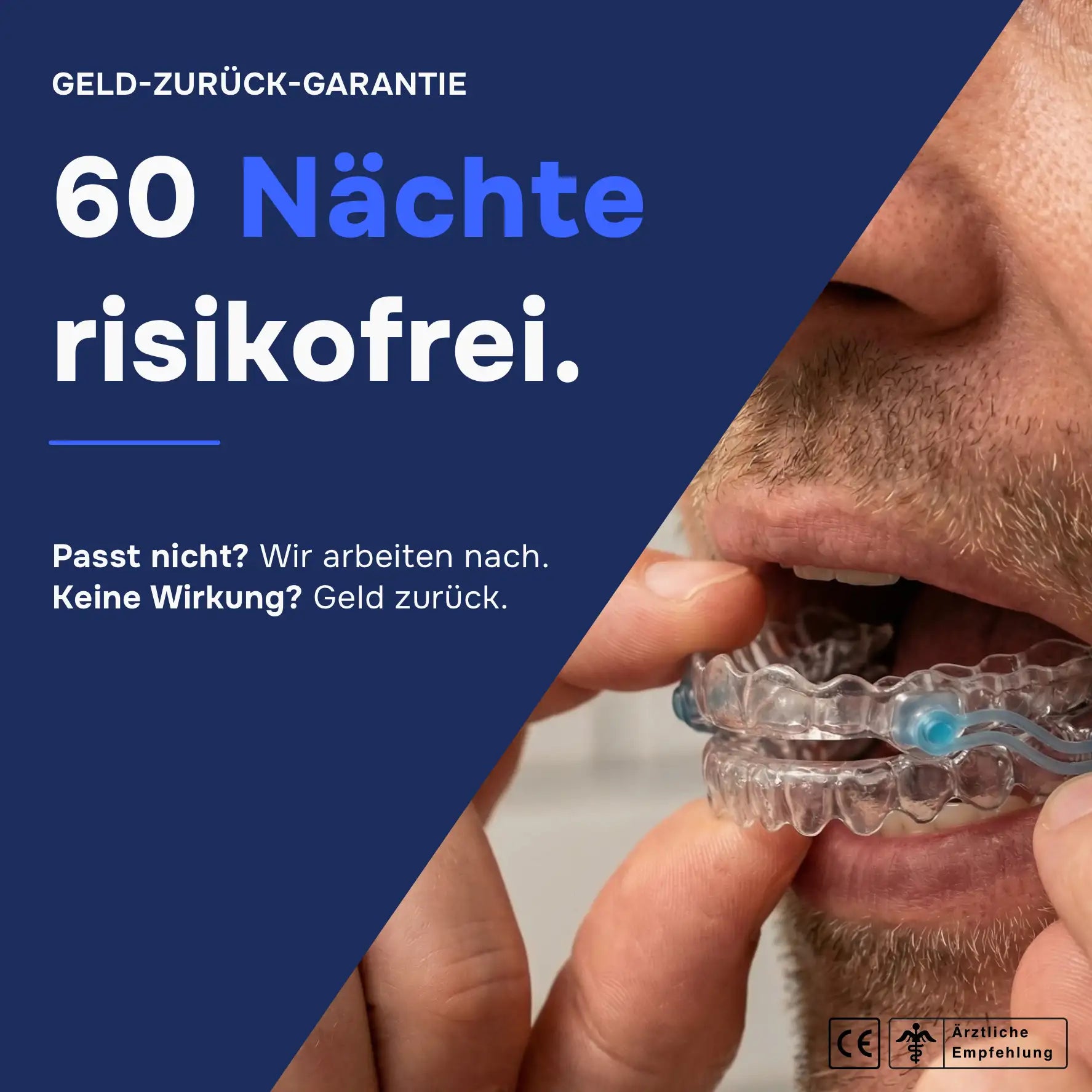 Schnarchschiene direkt vom Zahnlabor ohne hohe Zahnarztkosten
