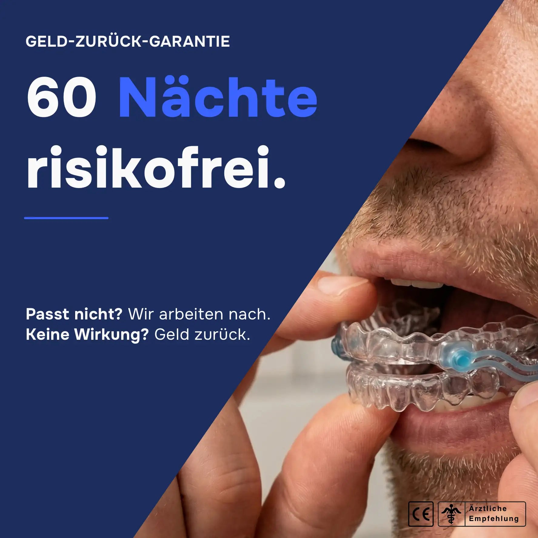 Schnarchschiene direkt vom Zahnlabor ohne hohe Zahnarztkosten