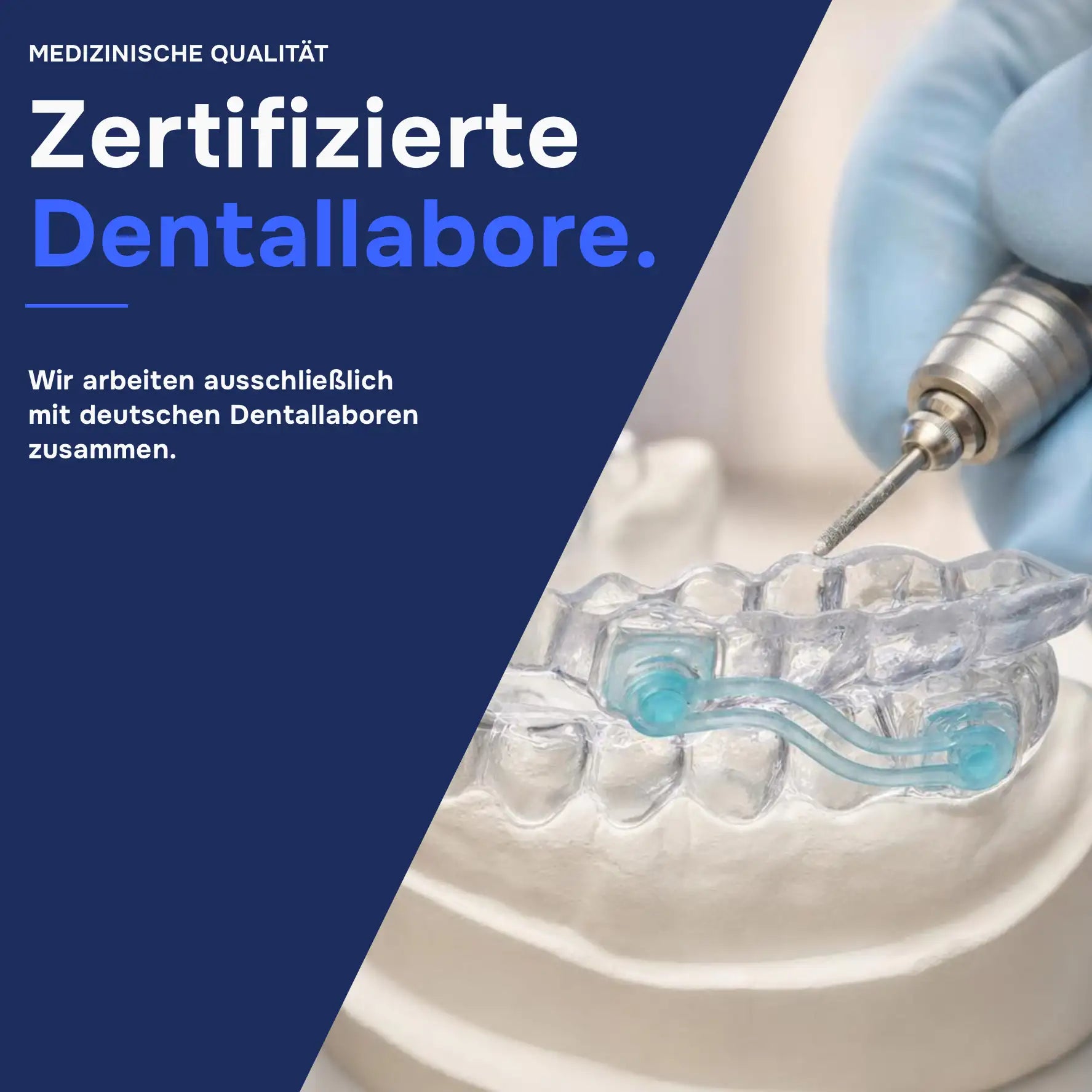 Schnarchschiene direkt vom Zahnlabor ohne hohe Zahnarztkosten