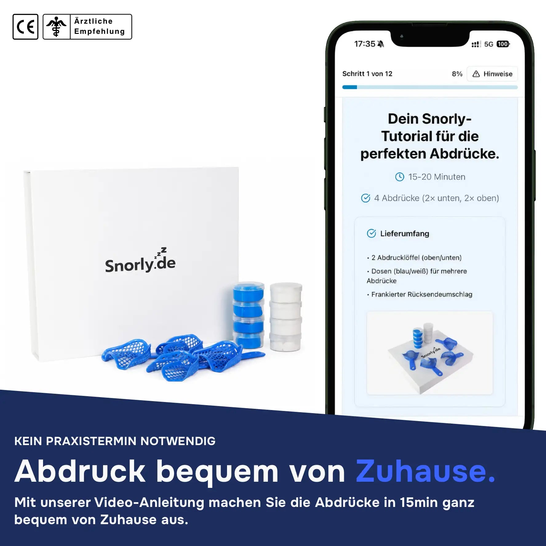 Schnarchschiene direkt vom Zahnlabor ohne hohe Zahnarztkosten